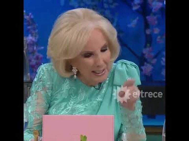 Mirtha retó a Brandoni por el desmantelamiento del Incaa: «Mirá mi dedito»