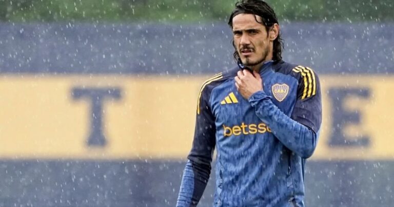 Paró dos equipos: las pistas que dio Gago en la práctica de Boca sobre el 11 para Unión y Vélez?