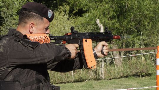 San Miguel incorporó armas no letales para la Policía Municipal