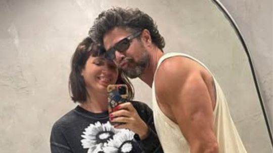 Griselda Siciliani y Luciano Castro dejaron ver su costado más romántico en un video que los muestra in fraganti