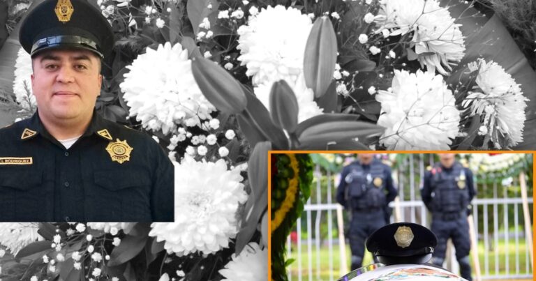 SSC rinde homenaje a policía baleado por sujetos armados en la Gustavo A. Madero