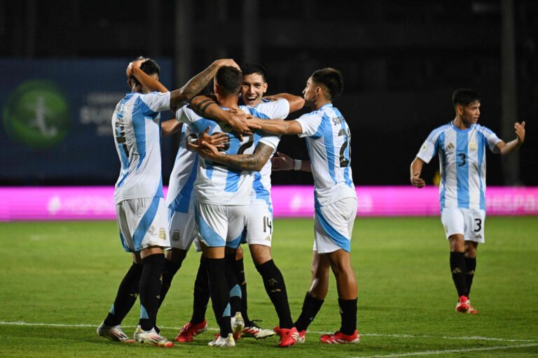 Argentina goleó a Brasil por 6-0 en el debut en el Sudamericano Sub 20 de Venezuela