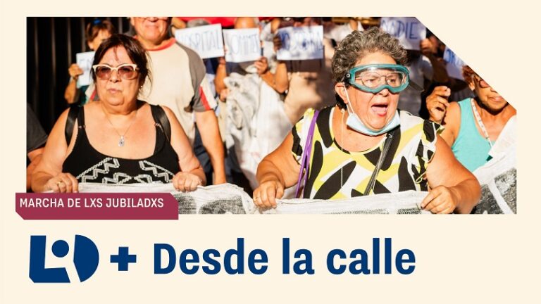 Seguí en vivo la marcha de las jubiladas y los jubilados