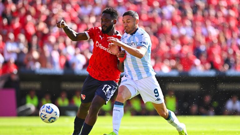 Independiente y Racing no se sacaron diferencias en el clásico de Avellaneda