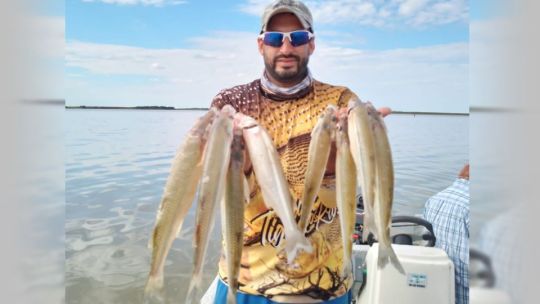 Cantidad y calidad de pejerrey en laguna de Viamonte