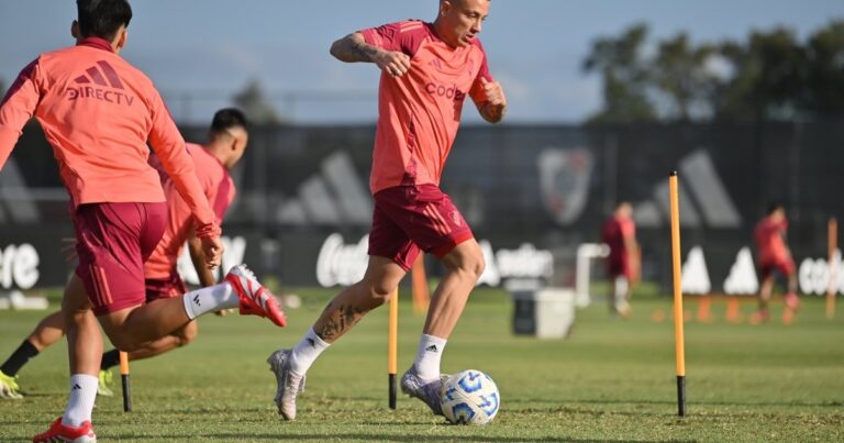 El jugador que se reincorporó a las prácticas de River para vivir un momento único ante Central