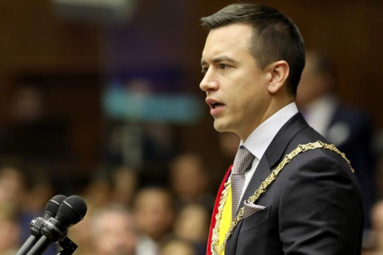 El presidente Noboa propuso reformar la Constitución para transformar Ecuador