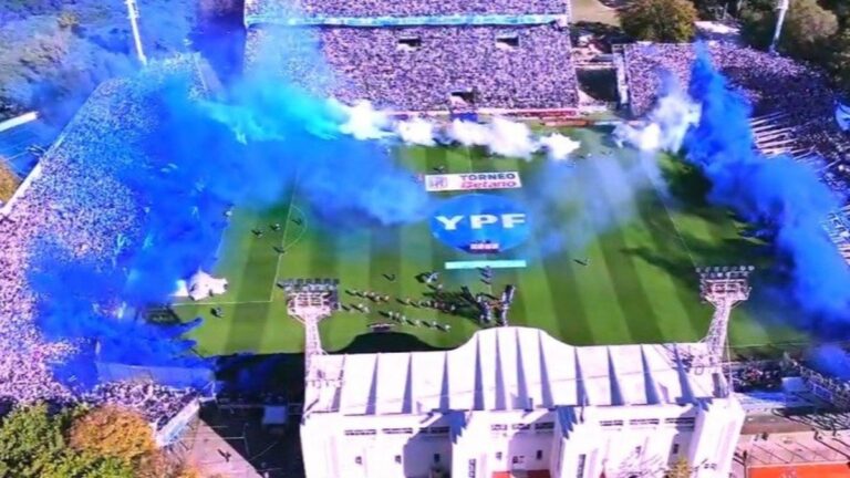 Así fue el tremendo recibimiento de Gimnasia para el clásico ante Estudiantes