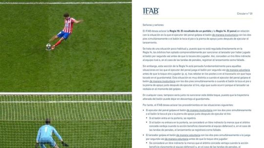 Se cambiará la regla: el polémico penal anulado a Julián Álvarez no volverá a suceder