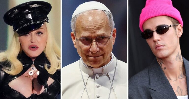 Madonna y Justin Bieber son parientes del Papa León XIV