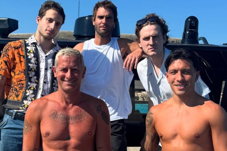 La curiosa juntada en Ibiza entre Nico Furtado, Wos, Louta y Lisandro Martínez: La tarde del siglo