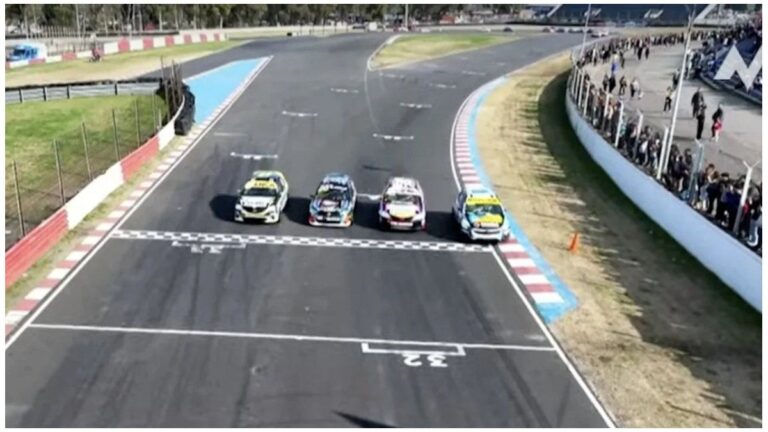 Ni en Hollywood: la histórica definición en el TC Pista con cuatro autos sobre la bandera a cuadros