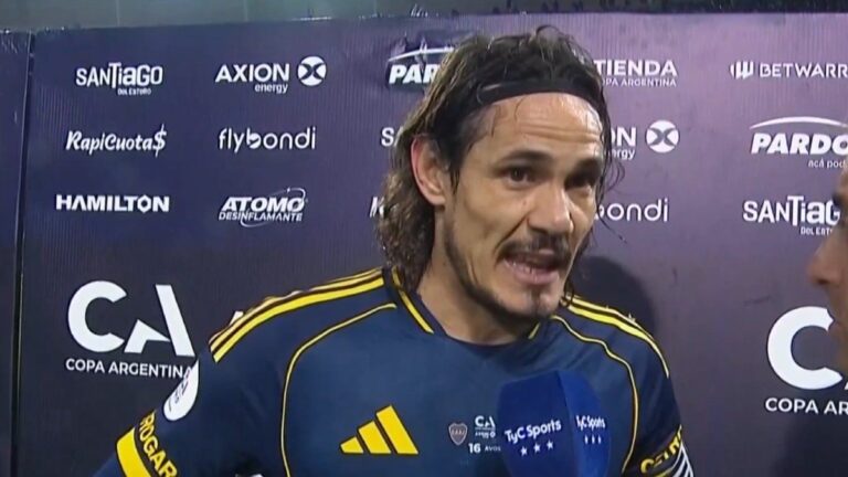 La autocrítica de Edinson Cavani tras la eliminación de Boca de la Copa Argentina: «Tenemos que mejorar»