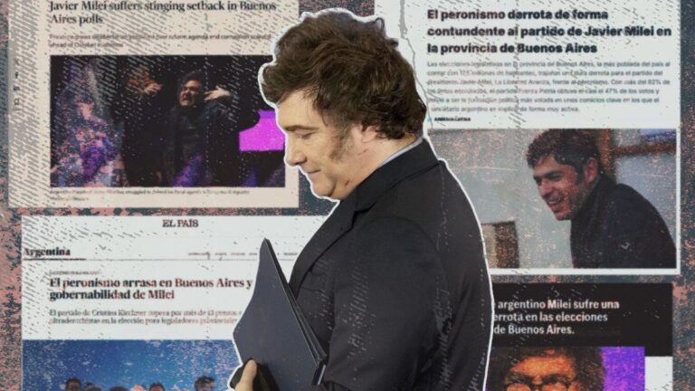 La feroz derrota de La Libertad Avanza, en los diarios del mundo: «Paliza»