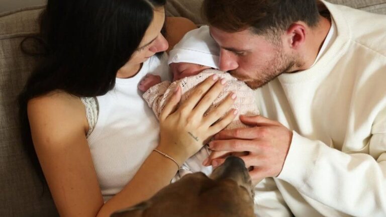 El tierno posteo de Alexis Mac Allister tras el nacimiento de su hija: «El regalo más grande»