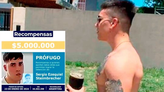 Recompensa por un homicida que cumple dos años prófugo