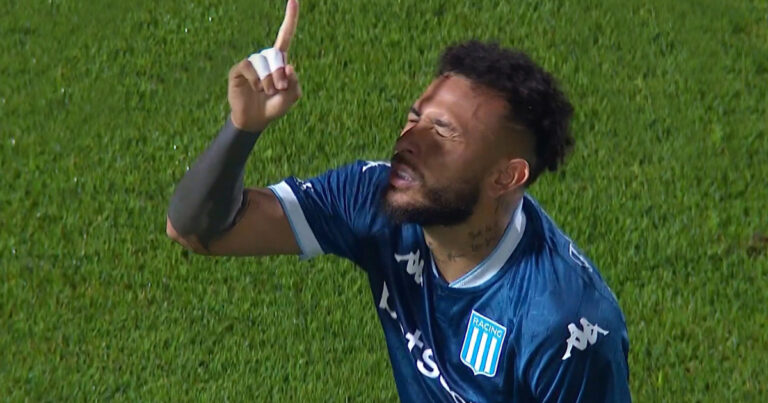 Video: el golazo de Duván Vergara para Racing ante Atlético Tucumán