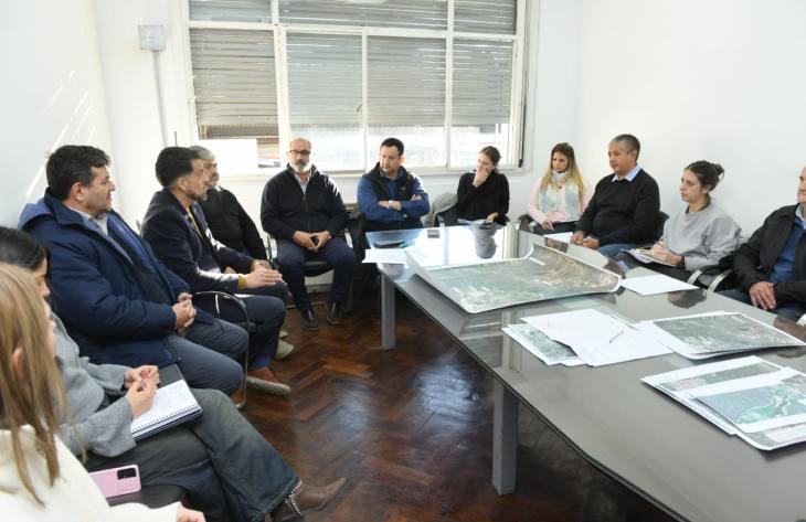 Reunión de trabajo de la SAT por el acueducto de Vipos