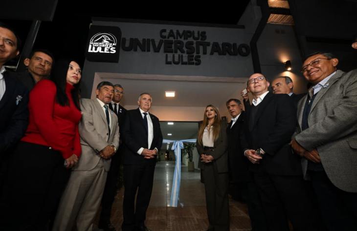 Inauguración del Campus Universitario de Lules con autoridades provinciales y universitarias