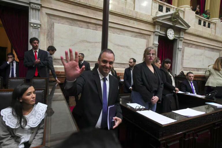 Sesión de la Cámara de Diputados vacía
