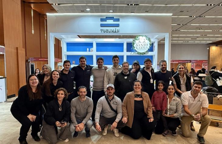 Stand del IDEP en Expo Delicatessen & Vinos 2026 con productos tucumanos